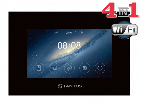 Tantos Marilyn HD Wi-Fi IPS (black) VZ Монитор цветного видеодомофона