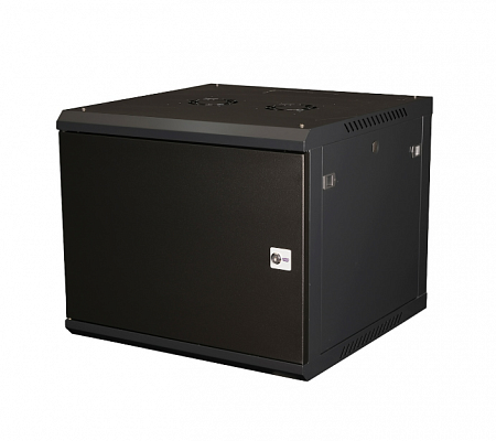 DATAREX 19&quot;, 9U 600х600 Шкаф настен., дв. мет, чер.